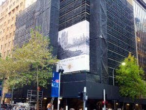 Martin Place building wraps
