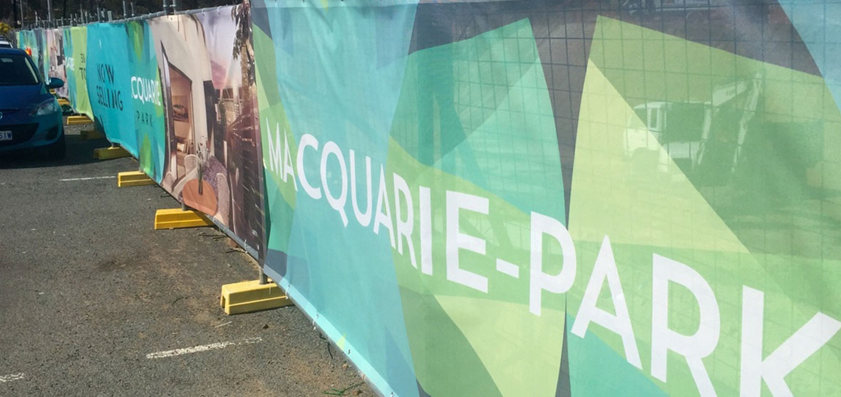 Premium Banner Mesh for Macquarie Park by Mesh Direct