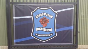 Banner Mesh William Rose School