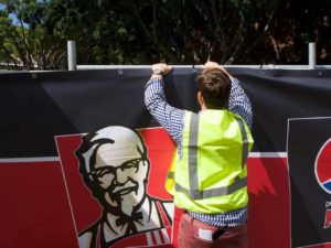 Banner Mesh - KFC