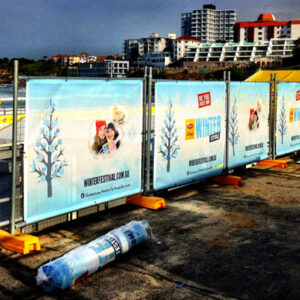 Festival and Event signage for Winterfest by Mesh Direct Banner Mesh