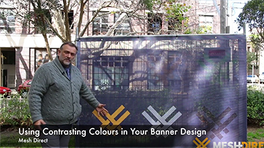 Using Contrasting Colours in Your Banner Design - mesh direct