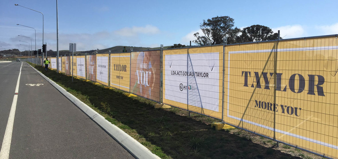 Banner Mesh Fence Panels for LDA by Mesh Direct