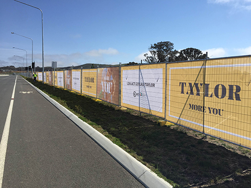 Banner Mesh Fence Panels for Land Development Council by Mesh Direct