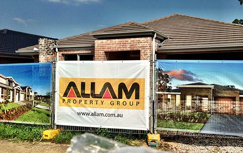 Banner Mesh Fence Panels - Allam Property Group