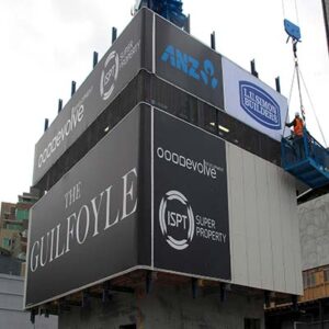 Vinyl Jump Form Signage by Mesh Direct